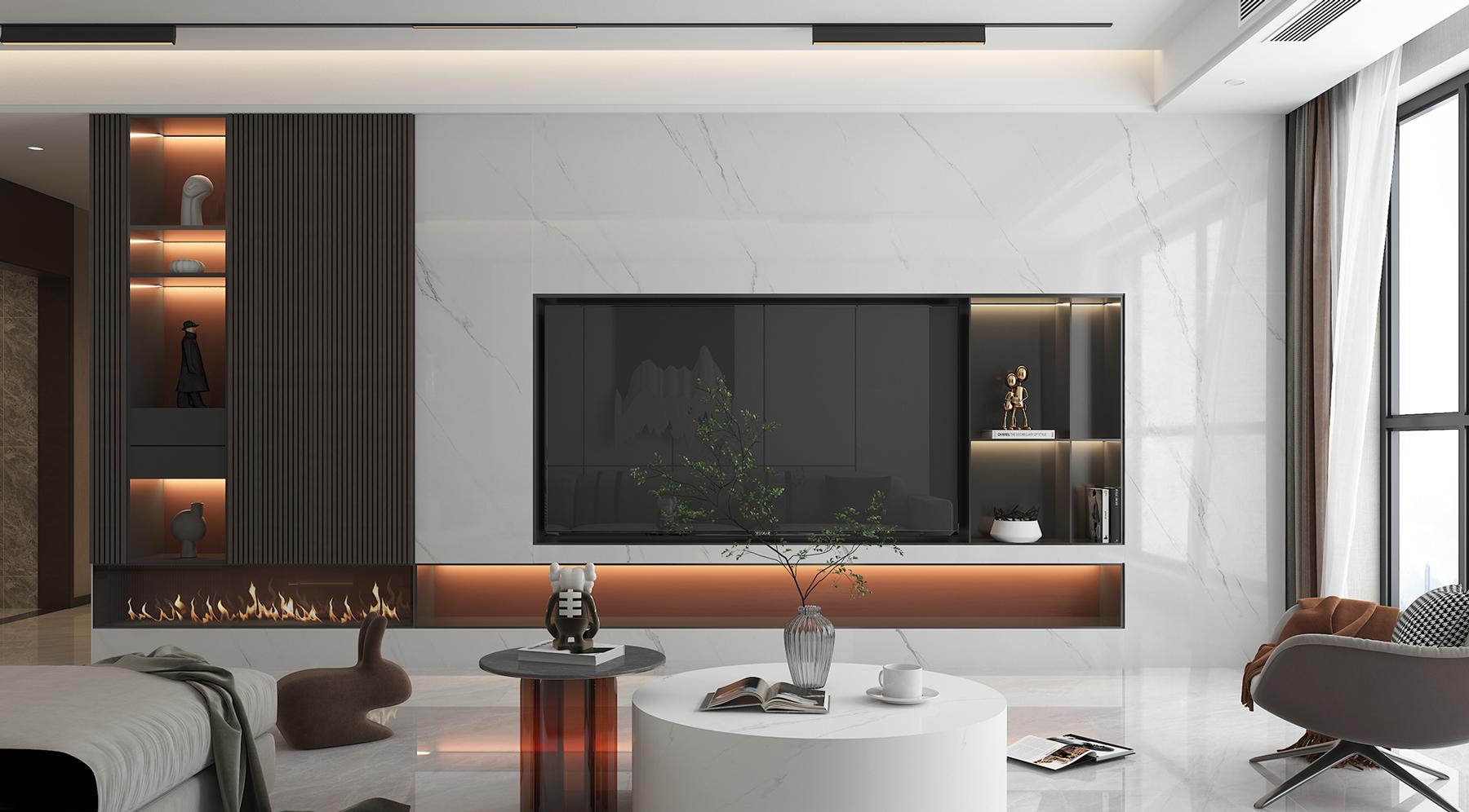 B-PLUS巖板 | 背景墻用TA，顏值“爆表”!