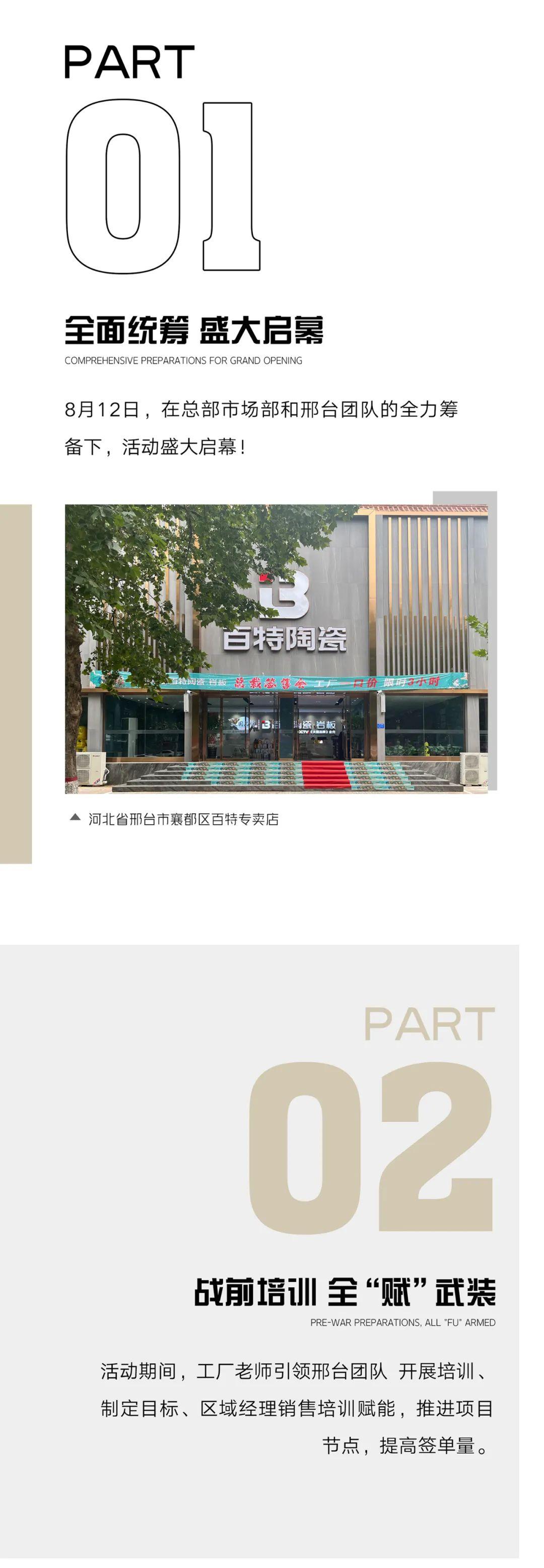 邢臺· 百特陶瓷丨8月《總裁簽售》活動圓滿收官！